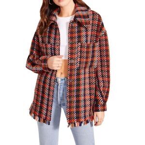 STEVE Madden Multi Final Warning Shacket